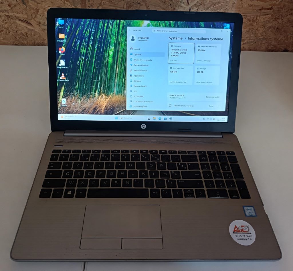 PC Portable HP - reconditionné